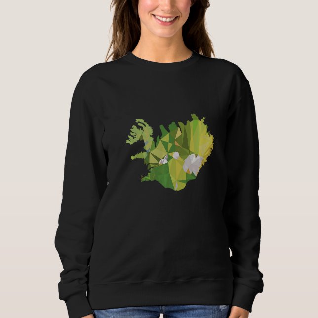 Island Helgdag Roadtrip Ring Street Glacier T Shirt (Framsida)