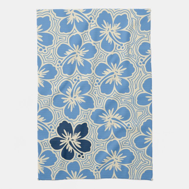 Island Hibiscus Hawaiian Kitchen Towel Kökshandduk (Vertikal)
