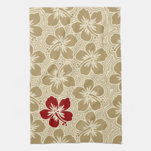 Island Hibiscus Hawaiian Kitchen Towel Kökshandduk