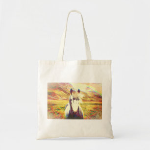 Island Horse Digital Art Tygkasse