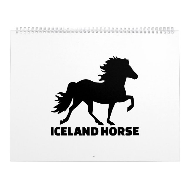 Island Horse Kalender (Omslag)