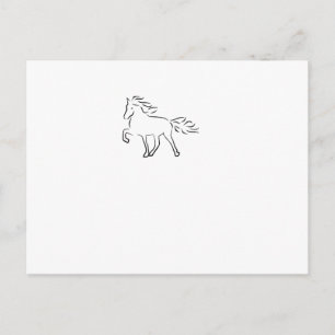 Island Horse Vykort