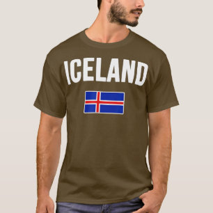 Island Islands Flagga Reykjavik ravel Souvenir Lo T Shirt