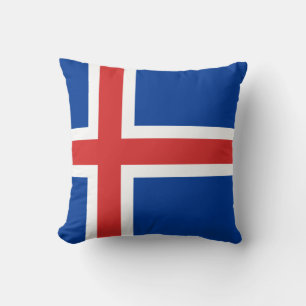 Island (isländska) Flagga Kudde