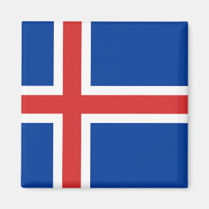 Island (isländska) Flagga Magnet