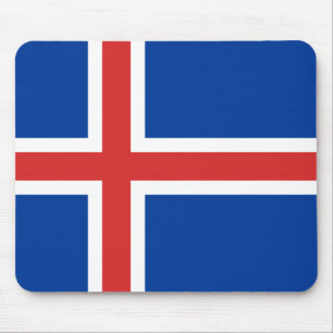 Island (isländska) Flagga Musmatta