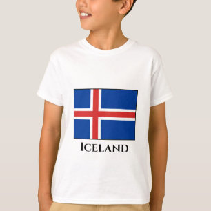 Island (isländska) Flagga T Shirt