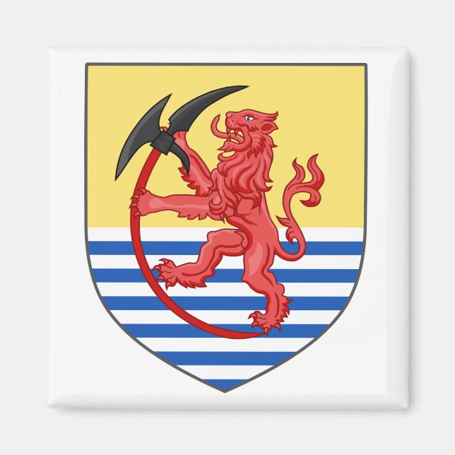 Island Jackat av Arm 1262 AD Magnet (Framsidan)