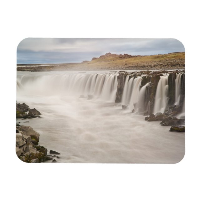 Island, Jokulsljufur nationalpark. Visa Magnet (Horisontell)