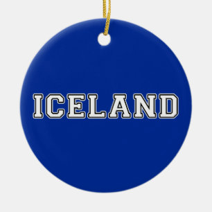 Island Julgransprydnad Keramik
