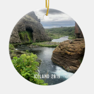 Island - julgransprydnad keramik
