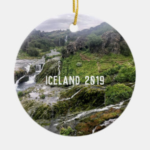 Island - julgransprydnad keramik