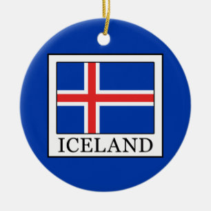 Island Julgransprydnad Keramik