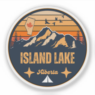 Island Lake, Alberta Klistermärken