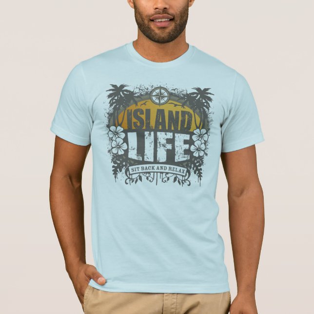 Island Life T-shirt (Framsida)