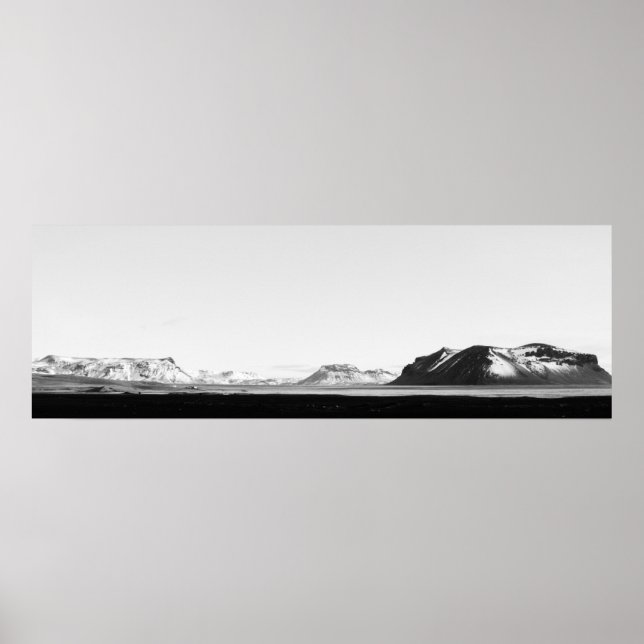 Island liggande poster (Framsidan)