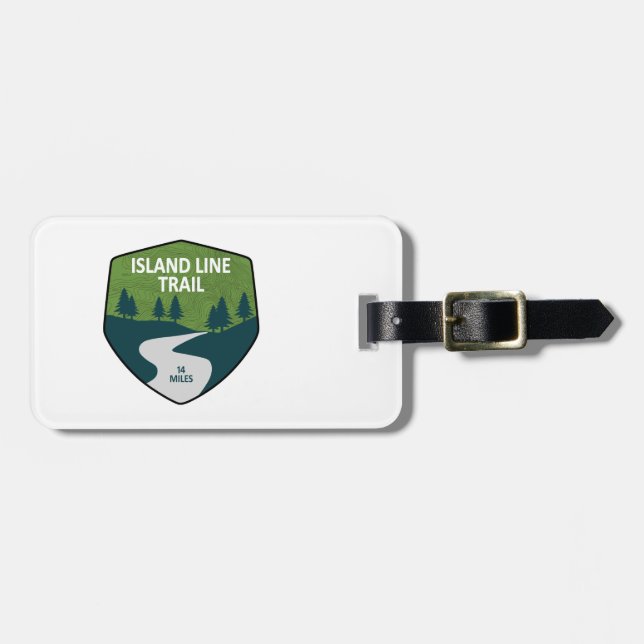 Island Line Trail Bagagebricka (Horisontell Framsida)
