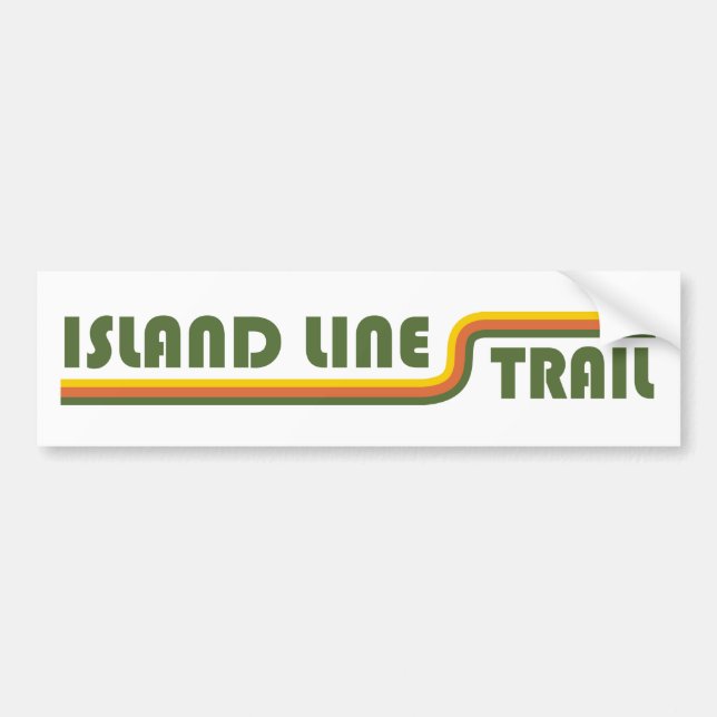 Island Line Trail Bildekal (Framsidan)