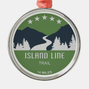 Island Line Trail Julgransprydnad Metall