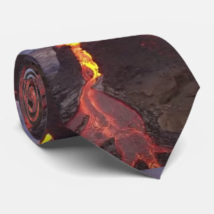 Ísland logar Neck Tie Slips