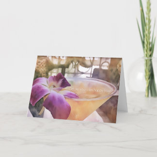 ISLAND LYCKLIG TIMME-gratulationskort Tack Kort