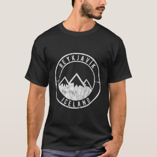 Island med glaciärer t shirt