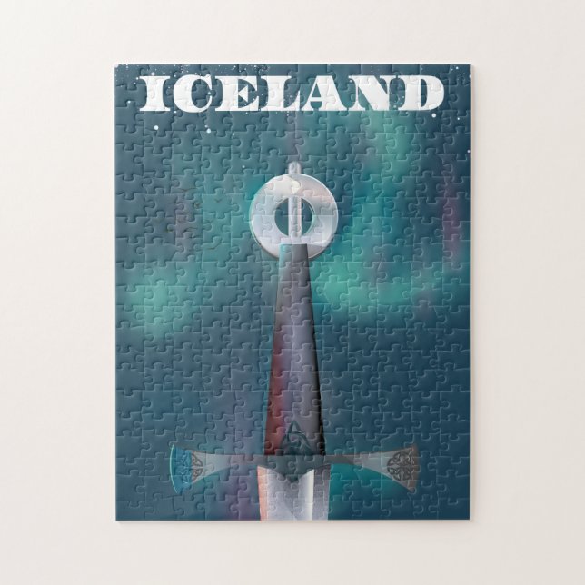 Island Medieval Sword Pussel (Vertikal)