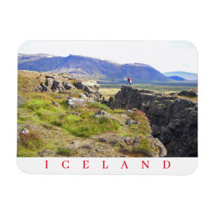 Island Mid-Atlantic Ridge-vyns kylskåp Magnet