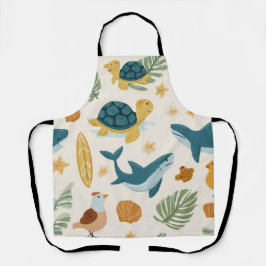 Island Mood All-Over Print Apron Gift