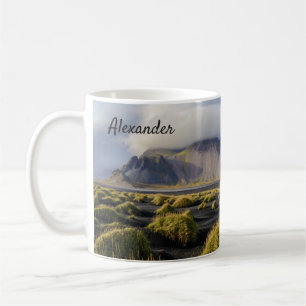 Island mugg svartstrandfotografi