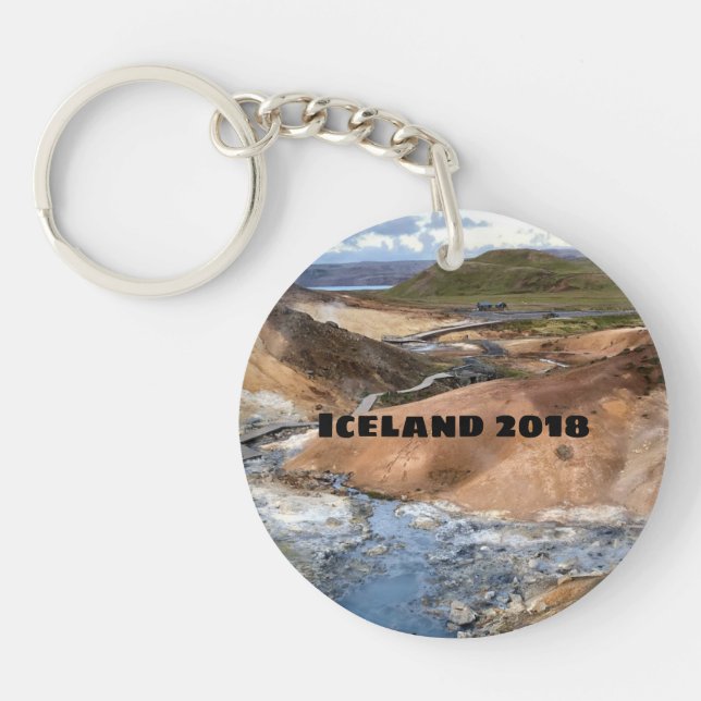 Island - nyckelkedja för Personlig (Framsidan)