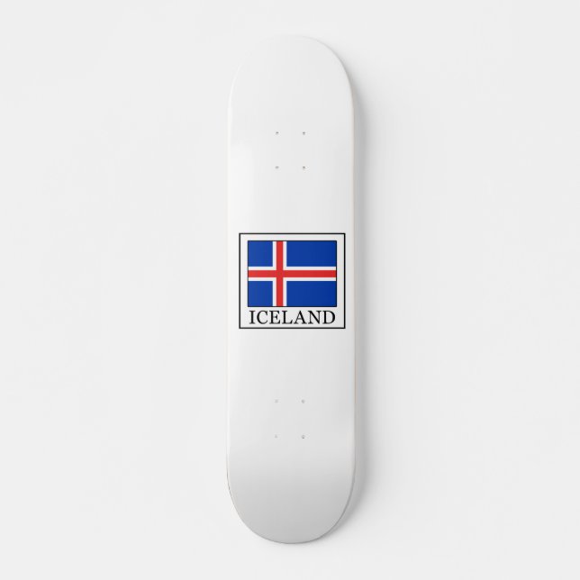 Island Old School Skateboard Bräda 18 Cm (Framsida)