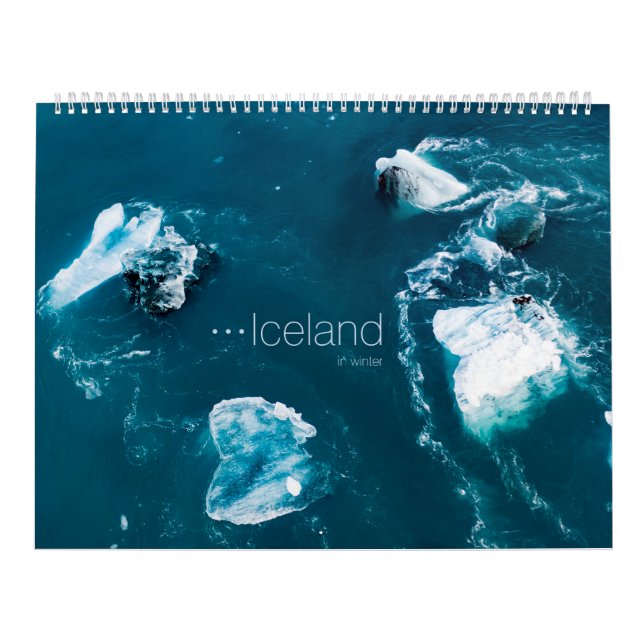 Island på vinter kalender (Omslag)