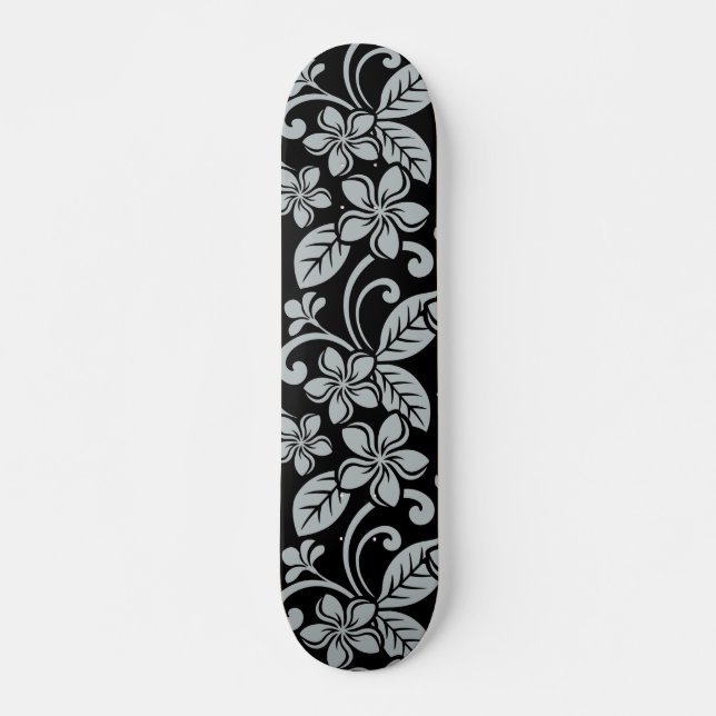 ISLAND PLUMERIA (BLACK/GRÅTT) Skateboard (Framsida)