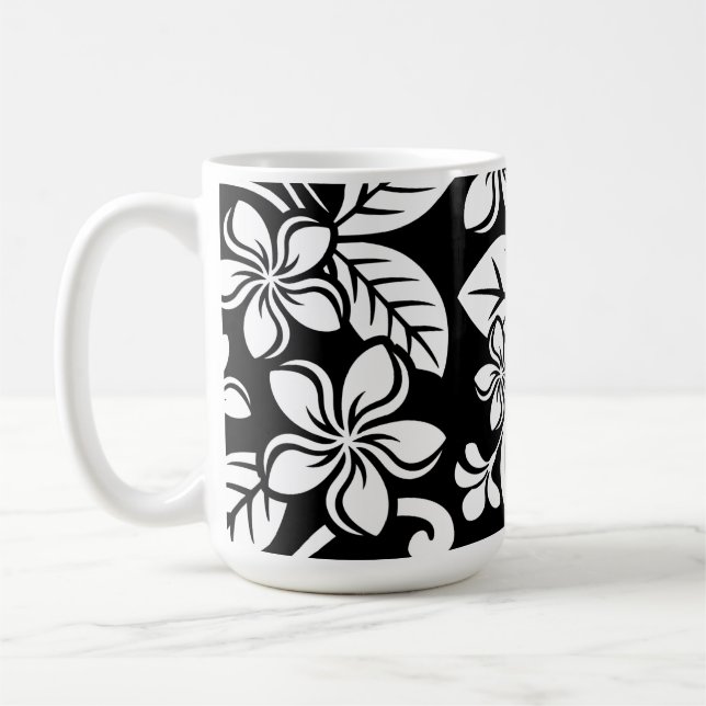 ISLAND PLUMERIA (BLACK) KAFFEMUGG (Vänster)