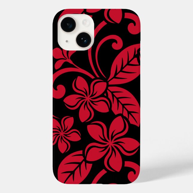 ISLAND PLUMERIA (BLACK/RED) (Baksida)