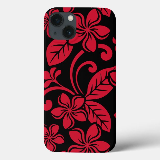 ISLAND PLUMERIA (BLACK/RED) (Baksida)
