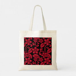 ISLAND PLUMERIA (BLACK/RED) TYGKASSE