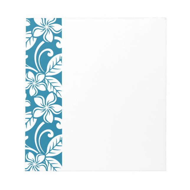 ISLAND PLUMERIA (CARIBBEAN BLUE) ANTECKNINGSBLOCK (Framsida)