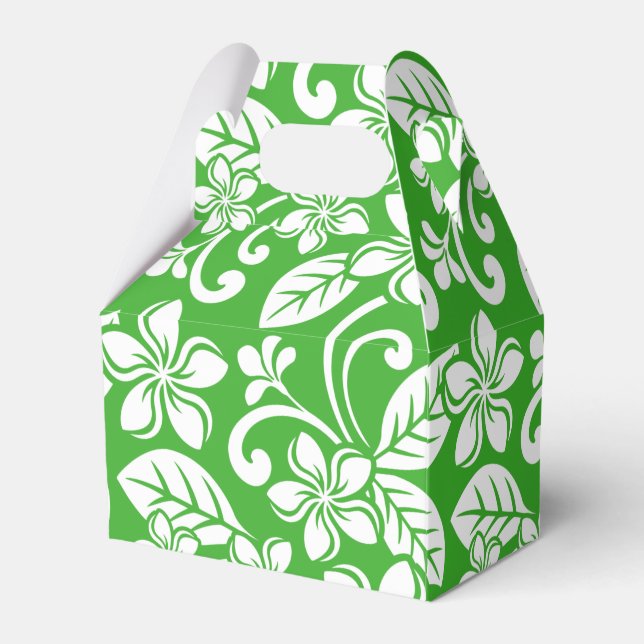 ISLAND PLUMERIA (CITRUS-GRÖNTEN) PRESENTASKAR (Framsidan Sidan)