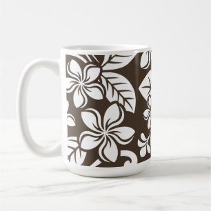 ISLAND PLUMERIA (COFFEE BROWN) KAFFEMUGG