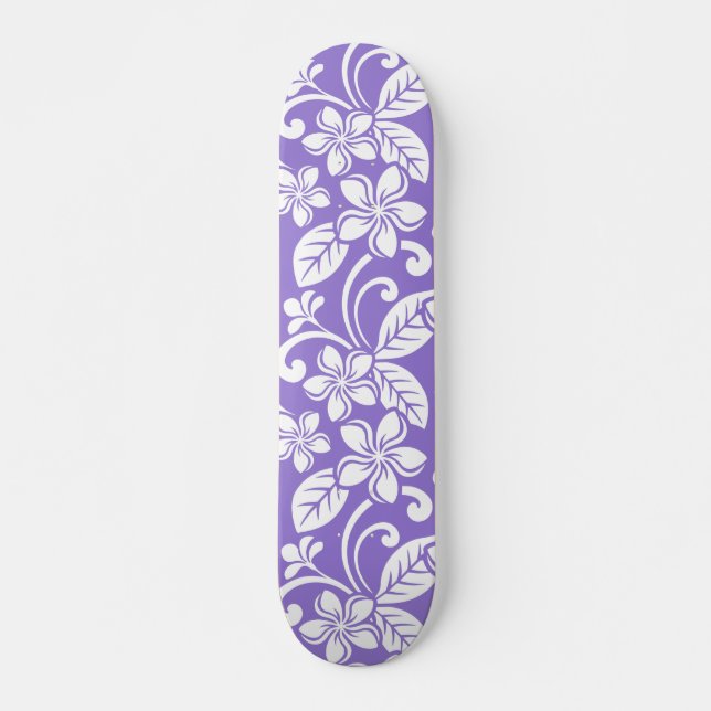 ISLAND PLUMERIA (LAVENDER) MINI SKATEBOARD BRÄDA 18,5 CM (Framsida)