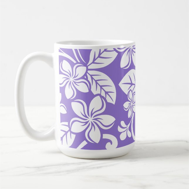 ISLAND PLUMERIA (LAVENDER) Mugg (Vänster)