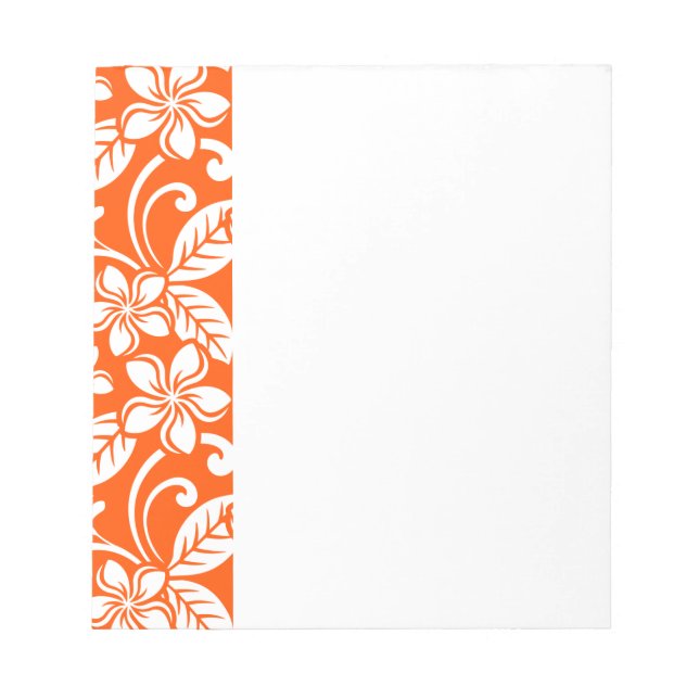 ISLAND PLUMERIA (MYCKET ORANGE) ANTECKNINGSBLOCK (Framsida)