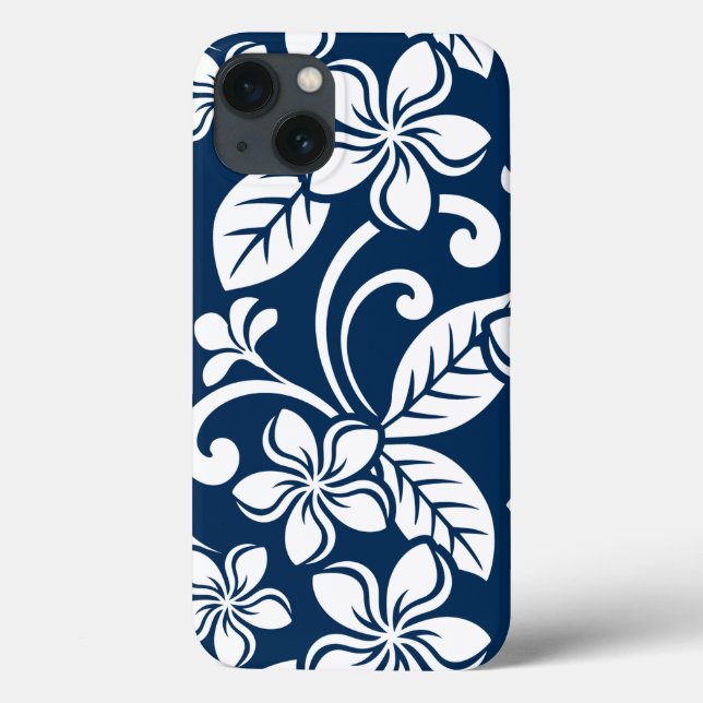 ISLAND PLUMERIA (NAVY BLUE) (Baksida)