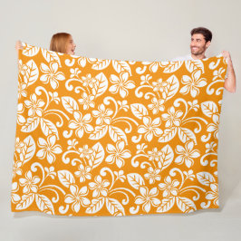 ISLAND PLUMERIA (ORANGE) FLEECEFILT