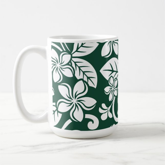 ISLAND PLUMERIA (SKOGSGRÖNTEN) Mugg (Vänster)