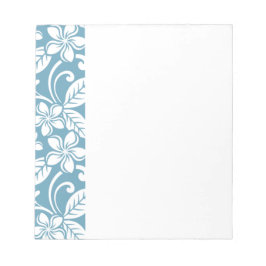 ISLAND PLUMERIA (SLAT BLUE) ANTECKNINGSBLOCK