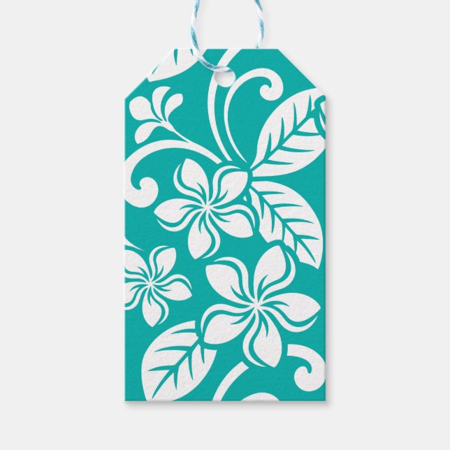 ISLAND PLUMERIA (TURKIET) PRESENTETIKETT (Framsidan)