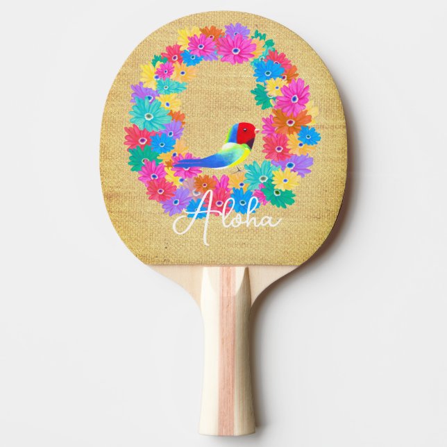 Island Rustic Bird 'Aloha'  Pingisracket (Framsidan)